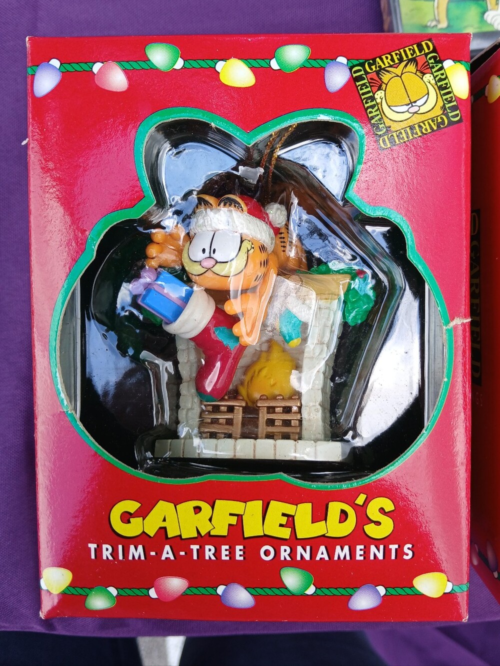 NIB Vintage Garfield Chrismas Ornament